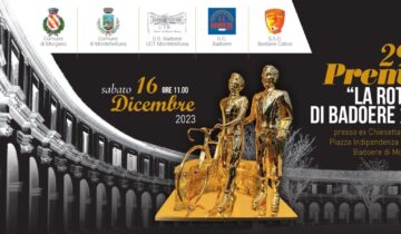 Il 16 dicembre la 29^ edizione del Premio Rotonda di Badoere