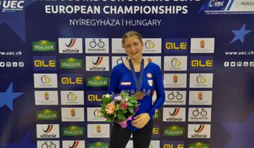 Europei Ciclismo Indoor – Bronzo con Magdalena Muller